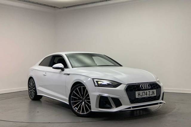 Audi A5 Coupe 2.0 Coup- S line 35 TFSI  150 PS S tronic Coupe Petrol Arkona white, solid