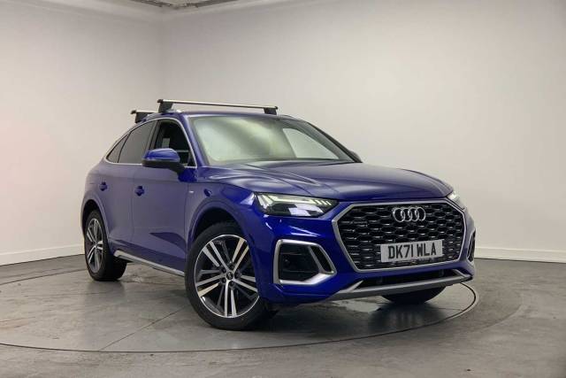 Audi Q5 Sportback 2.0 S line 40 TDI quattro 204 PS S tronic Hatchback Diesel Ultra Blue Metallic