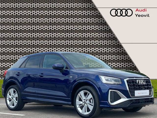 Audi Q2 1.5 S line 35 TFSI  150 PS S tronic Hatchback Petrol Navarra Blue Metallic