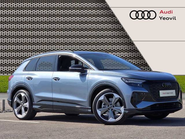 Audi Q4 e-tron Unclassified 4x4 vehicle Electric Geyser blue, metallic