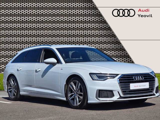 Audi A6 2.0 Avant S line 40 TFSI  204 PS S tronic Estate Petrol Glacier White, metallic