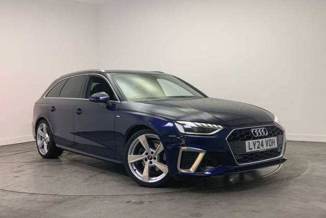 Audi A4 Avant 2.0 Avant S line 35 TFSI  150 PS S tronic Estate Petrol Navarra Blue Metallic