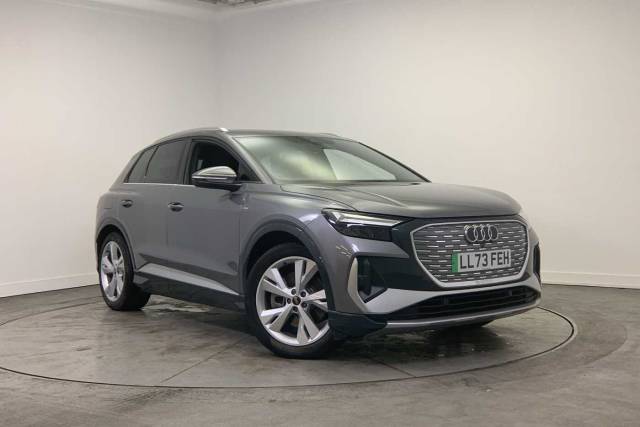Audi Q4 e-tron Q4  (O) S line 40 e-tron  150,00 kW 4x4 vehicle Electric Typhoon grey, metallic
