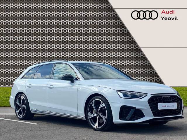 Audi A4 Avant 2.0 Avant Black Edition 40 TFSI  204 PS S tronic Estate Petrol Glacier White Metallic