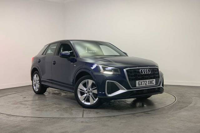 Audi Q2 1.5 S line 35 TFSI  150 PS S tronic Hatchback Petrol Navarra Blue Metallic