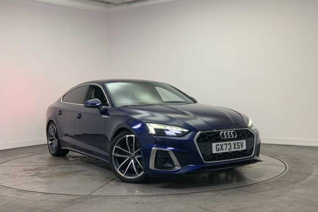 Audi A5 Sportback 2.0 S line 35 TDI  163 PS S tronic Hatchback Diesel Navarra blue, metallic