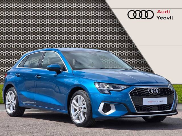 Audi A3 Sportback 1.5 Sport 35 TFSI  150 PS 6-speed Hatchback Petrol Atoll Blue Metallic