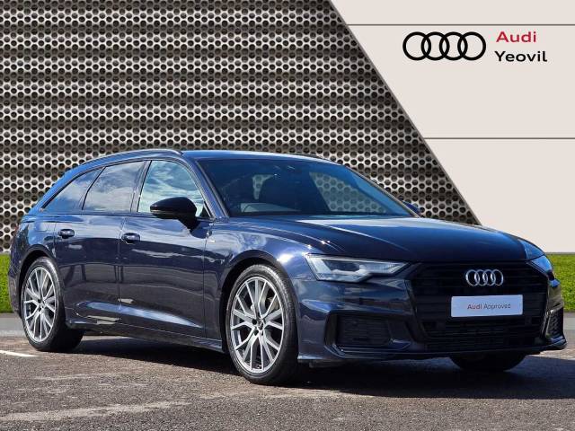 Audi A6 2.0 Avant Black Edition 40 TFSI  204 PS S tronic Estate Petrol Firmament Blue Metallic
