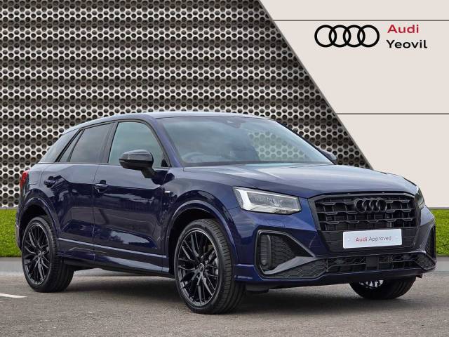 Audi Q2 1.5 Black Edition 35 TFSI  150 PS S tronic 4x4 vehicle Petrol Navarra Blue Metallic