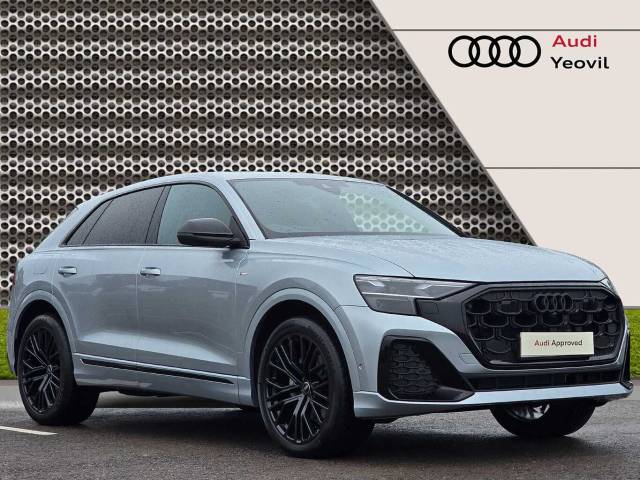Audi Q8 3.0 SUV  Black Edition 50 TDI quattro 286 PS tiptronic 4x4 vehicle Diesel Satellite silver, metallic