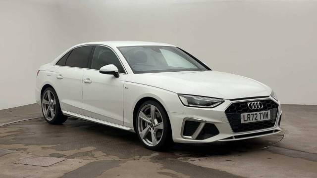 Audi A4 Saloon 2.0 S line 40 TFSI  204 PS S tronic Saloon Petrol Ibis White