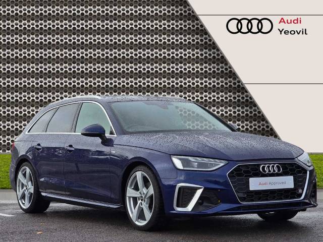 Audi A4 Avant 2.0 Avant S line 35 TFSI  150 PS S tronic Estate Petrol Navarra Blue Metallic