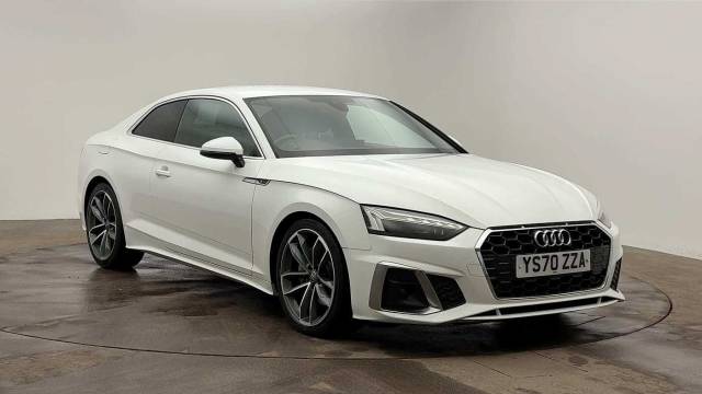 Audi A5 Coupe 2.0 Coup- S line 40 TFSI  204 PS S tronic Coupe Petrol Ibis White