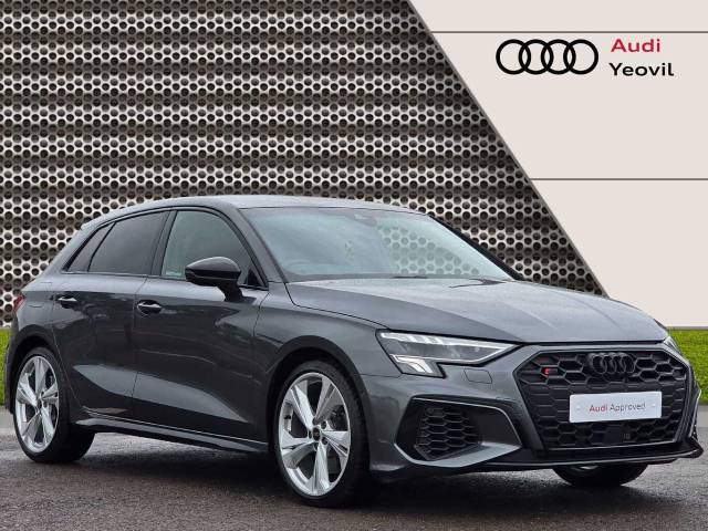 Audi S3 Sportback 2.0 Black Edition TFSI  310 PS S tronic Hatchback Petrol Daytona Grey Pearl Effect
