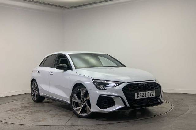 Audi S3 Sportback 2.0 Black Edition TFSI  310 PS S tronic Hatchback Petrol Glacier white, metallic