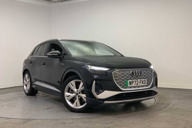 Audi Q4 e-tron Q4  S line 40 e-tron  150,00 kW 4x4 vehicle Electric Mythos black, metallic