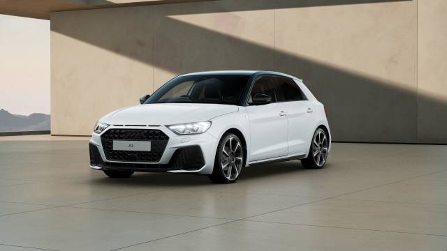 Audi A1 Sportback 1.0 AUDI A1 Sportback Black Edition 30 TFSI 116 PS S tronic Sportback Petrol Glacier white, metallic Mythos