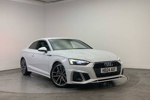 Audi A5 Coupe 2.0 Coup- S line 40 TFSI  204 PS S tronic Coupe Petrol Glacier White Metallic