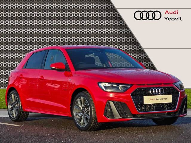 Audi A1 Sportback 1.0 S line 30 TFSI  116 PS 6-speed Hatchback Petrol Progressive Red Metallic