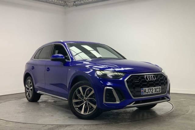 Audi Q5 2.0 S line 40 TDI quattro 204 PS S tronic 4x4 vehicle Diesel Ultra blue, metallic