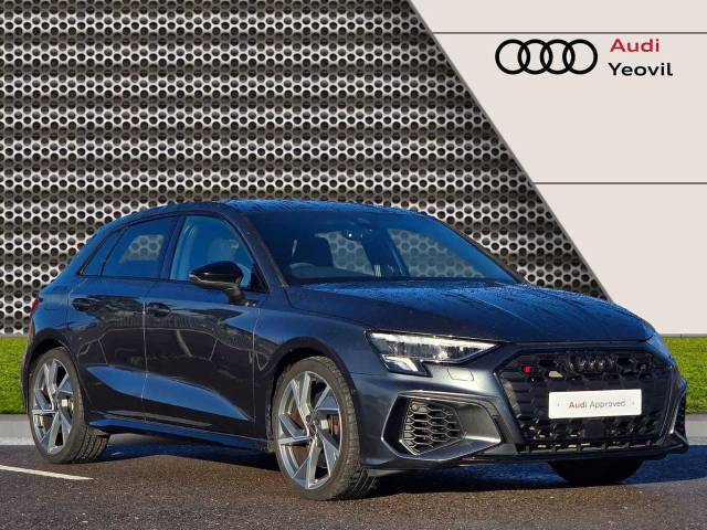 Audi S3 Sportback 2.0 Black Edition TFSI  310 PS S tronic Hatchback Petrol Daytona Grey Pearl Effect