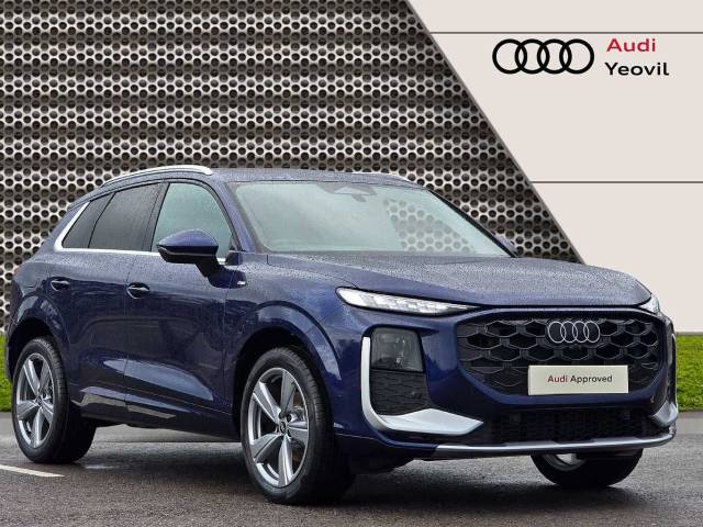 Audi Q3 1.5 SUV S line TFSI  150 PS S tronic 4x4 vehicle Petrol Navarra blue, metallic