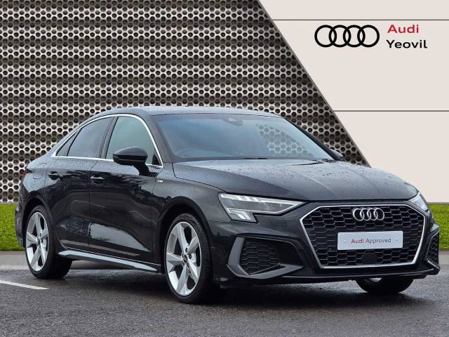 Audi A3 Saloon 1.5 S line 35 TFSI  150 PS 6-speed Saloon Petrol Mythos black, metallic