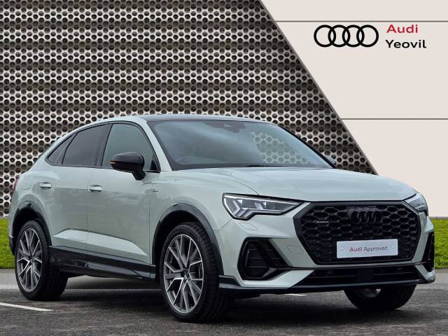 Audi Q3 Sportback 2.0 Black Edition 45 TFSI quattro 245 PS S tronic 4x4 vehicle Petrol Dew silver, metallic