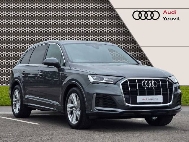 Audi Q7 3.0 S line 55 TFSI quattro 340 PS tiptronic 4x4 vehicle Petrol Daytona grey, pearl effect
