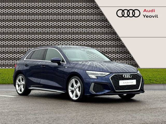 Audi A3 Sportback 1.5 S line 35 TFSI  150 PS S tronic Hatchback Petrol Navarra blue, metallic