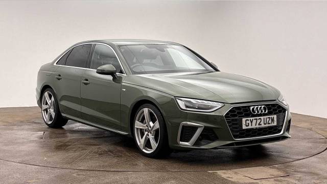 Audi A4 Saloon 2.0 S line 40 TFSI  204 PS S tronic Saloon Petrol District green, metallic