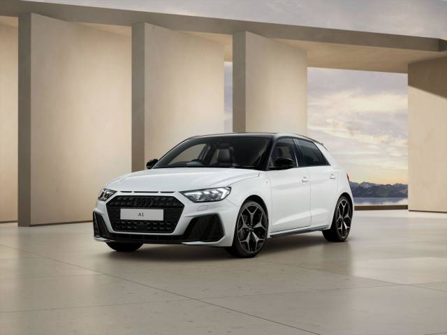Audi A1 Sportback 1.5 AUDI A1 Sportback Black Edition 35 TFSI 150 PS S tronic Sportback Petrol Glacier white, metallic Mythos