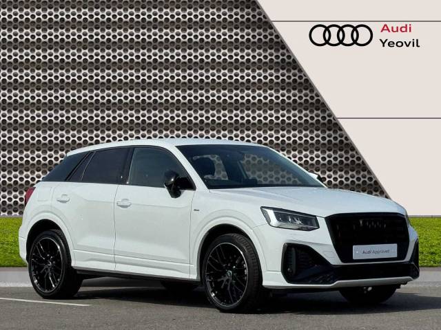 Audi Q2 1.5 (O) Black Edition 35 TFSI  150 PS S tronic 4x4 vehicle Petrol Arkona white, solid