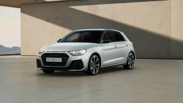 Audi A1 Sportback 1.0 AUDI A1 Sportback Black Edition 30 TFSI 116 PS S tronic Sportback Petrol Dew silver, metallic Mythos bl