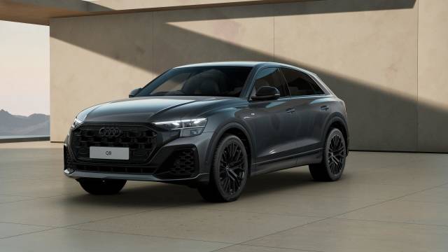 Audi Q8 AUDI Q8 SUV Black Edition TFSI quattro 340 PS tiptronic SUV Petrol Daytona grey, pearl effect