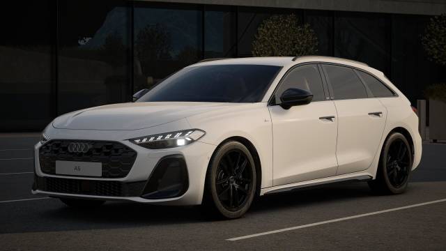 Audi A5 Avant AUDI A5 Avant Black Edition TFSI 150 PS S tronic Estate Petrol Arkona white, solid