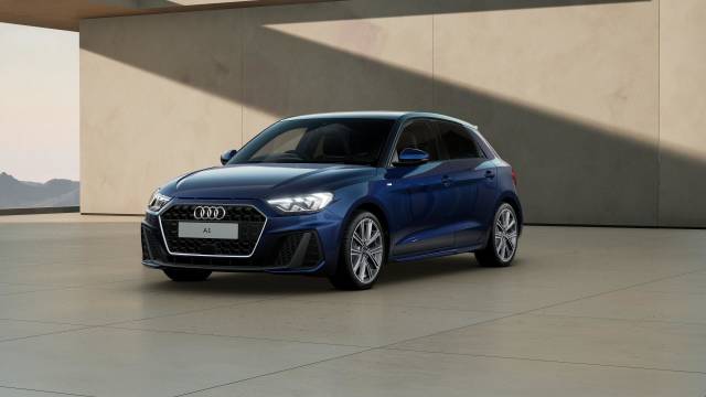 Audi A1 Sportback AUDI A1 Sportback S line 25 TFSI 95 PS 5-speed Sportback Petrol Navarra blue, metallic Mythos