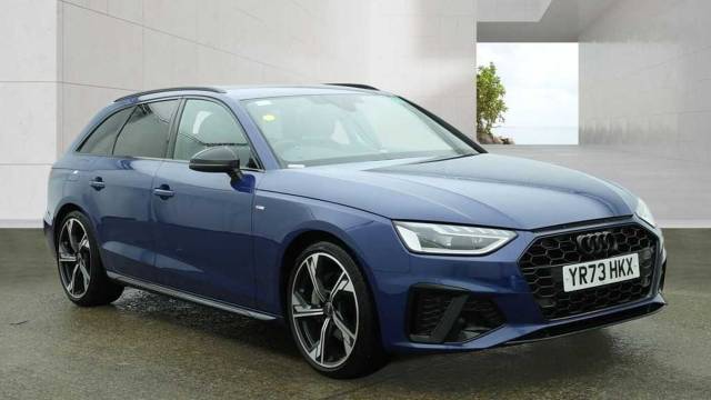 Audi A4 Avant 2.0 Avant Black Edition 40 TFSI  204 PS S tronic Estate Petrol Ascari Blue Metallic