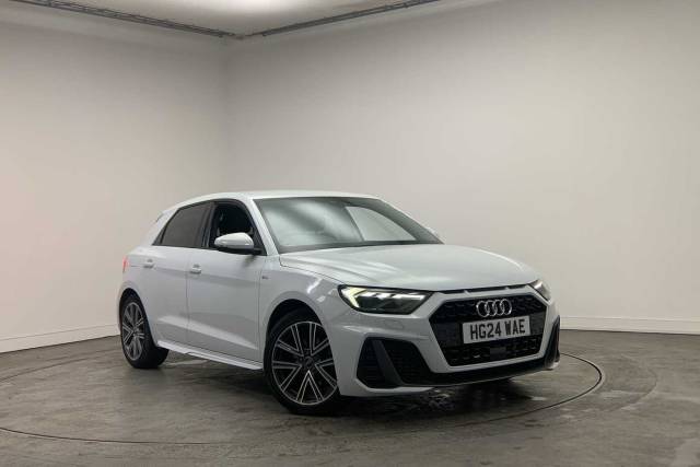 Audi A1 Sportback 1.0 S line 30 TFSI  116 PS 6-speed Hatchback Petrol Glacier White Metallic