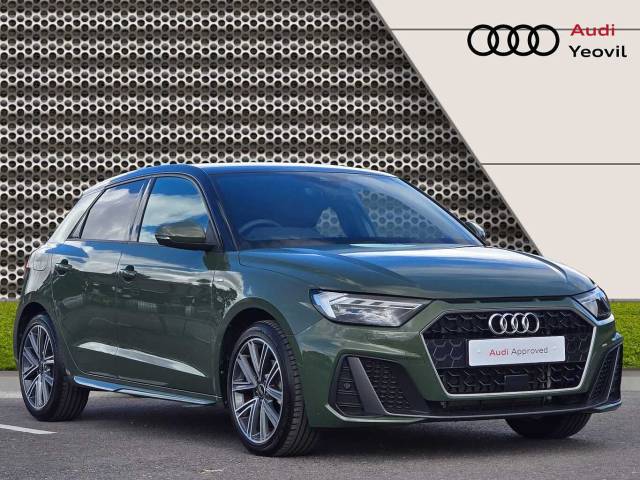 Audi A1 Sportback 1.5 S line 35 TFSI  150 PS S tronic Hatchback Petrol District green, metallic