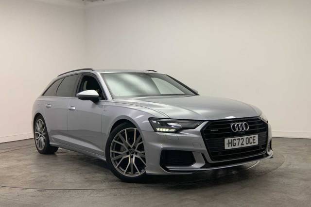 Audi A6 2.0 Avant Black Edition 40 TDI quattro 204 PS S tronic Estate Diesel Floret silver, metallic