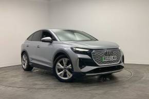 Audi Q4 Sportback e-tron 2022 at Poole Audi Poole
