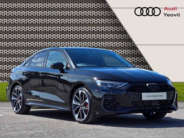 Audi S3 Saloon 2.0 Black Edition TFSI  333 PS S tronic Saloon Petrol Mythos black, metallic