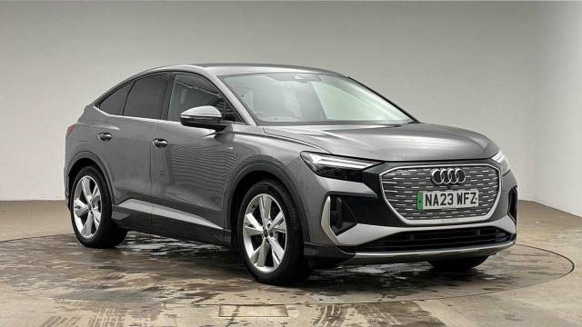 Audi Q4 Sportback e-tron Q4 Sportback S line 40 e-tron  150,00 kW 4x4 vehicle Electric Typhoon grey, metallic