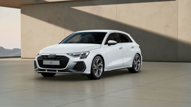 Audi A3 Sportback 1.5 AUDI A3 Sportback S line TFSI 116 PS 6-speed Sportback Petrol Glacier white, metallic