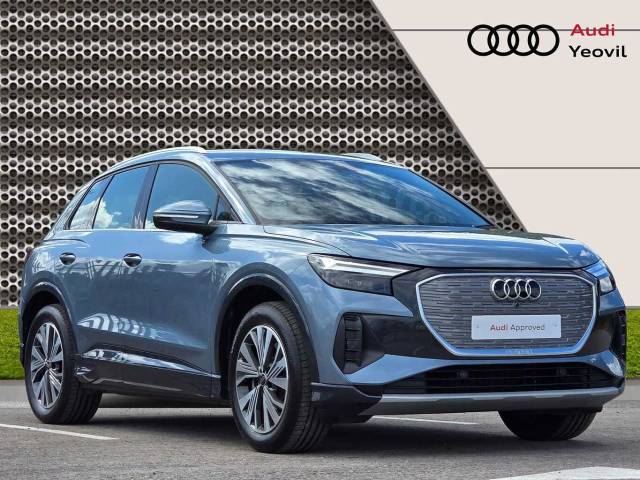 Audi Q4 e-tron Q4  Sport 40 e-tron  150,00 kW 4x4 vehicle Electric Geyser blue, metallic