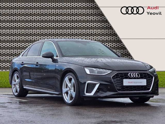 Audi A4 Saloon 2.0 S line 40 TFSI  204 PS S tronic Saloon Petrol Mythos Black Metallic