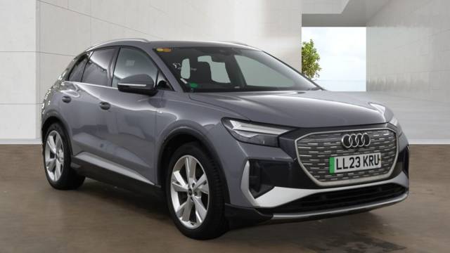 Audi Q4 e-tron Q4  S line 40 e-tron  150,00 kW 4x4 vehicle Electric Pebble grey, solid