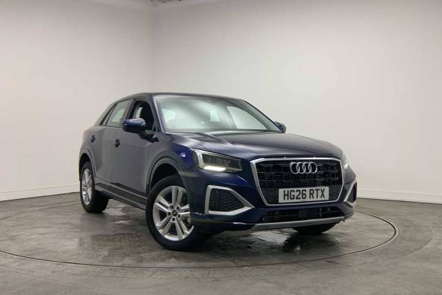 Audi Q2 1.5 Sport 35 TFSI  150 PS S tronic 4x4 vehicle Petrol Navarra Blue Metallic