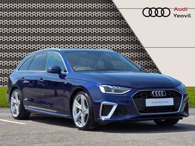 Audi A4 Avant 2.0 Avant S line 35 TDI  163 PS S tronic Estate Diesel Navarra Blue Metallic